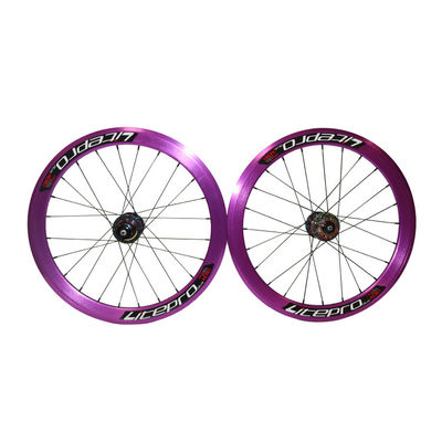451 Scheibenbremse Aluminiumlegierung Fahrradräder Fahrradradradset Clincher 24-30h Spoke Hole