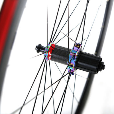 700c Rad Set 24/24 Löcher Rückblende Felge Bremse oder Felge Kohlenstoff Knotenpunkt für und Leistung