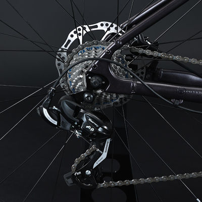 700*35C-Reifen Flat Bar Adventure Bike mit gewöhnlichem Pedal und Aluminiumgabelmaterial