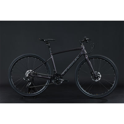 700*35C-Reifen Flat Bar Adventure Bike mit gewöhnlichem Pedal und Aluminiumgabelmaterial