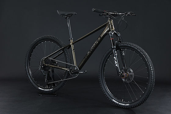 Full Suspension Aluminium Mountainbike mit 27,5 Zoll Radgröße und Shimano Shifter