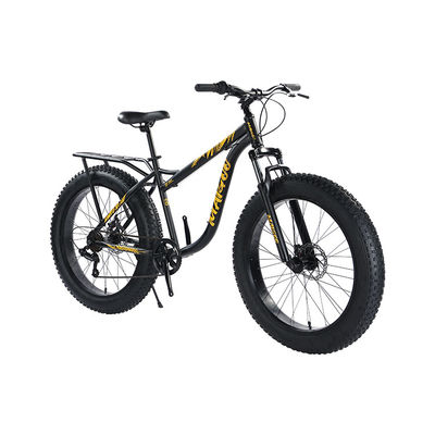 Männer-Stahlrahmen Fat Bike 26" x 4.0" Shimano 7s Starker Träger mit individuellem Logo