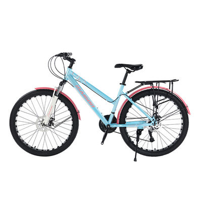Mechanische Scheibenbremse 21 Geschwindigkeiten Stahlrahmen Mountain Road Bike für Stadtfahrrad