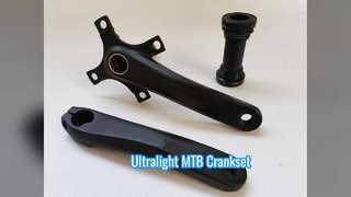 Leichte MTB-Kurbelgarnitur, 170 mm, 104BCD-Legierung